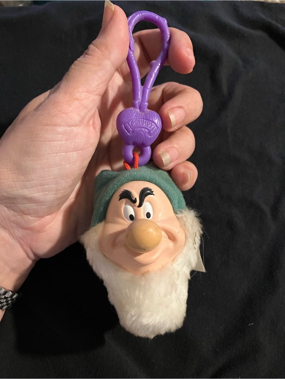 Disney Snow White and the Seven Dwarfs Grumpy Plush Bag Charm
